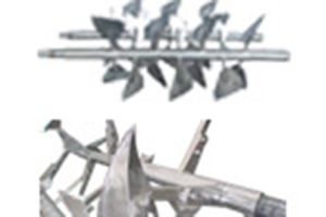 المحرض: خلاط المحراث وخلاط مجداف بعمود مزدوج